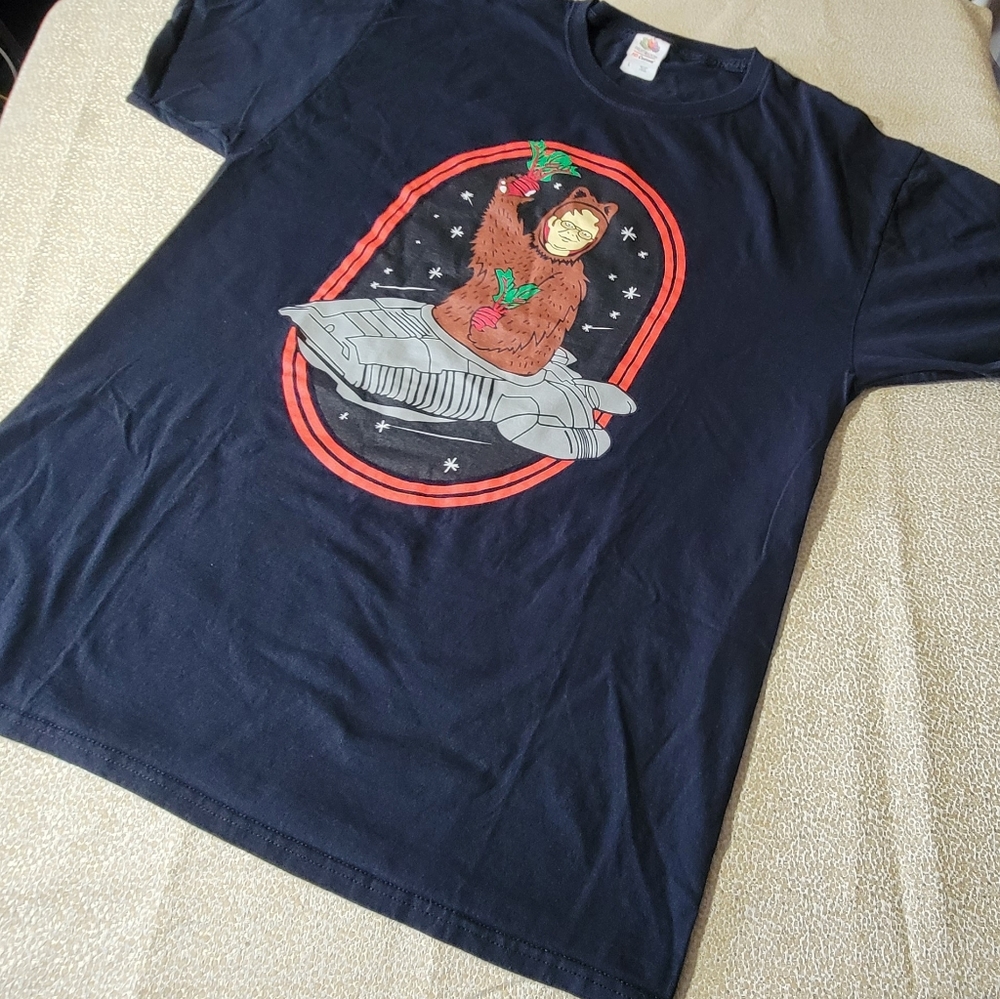 Bears Beets Battlestar Galactica Graphic T-shirt - Large